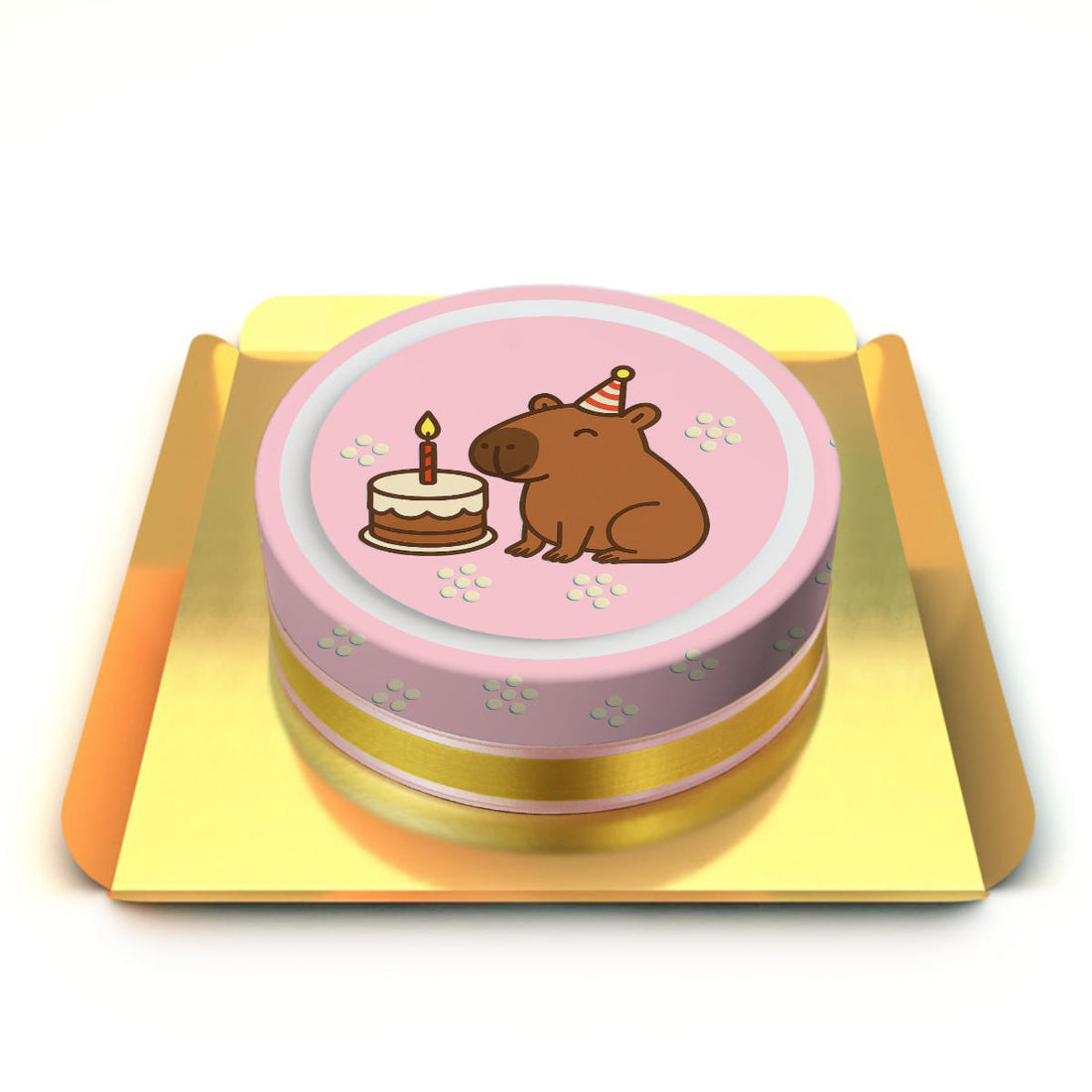 Capybara Resimli Pasta