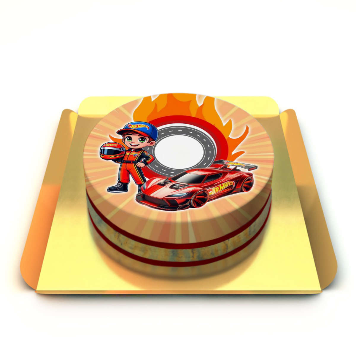 Hot Wheels Temalı Erkek Çocuk Pasta