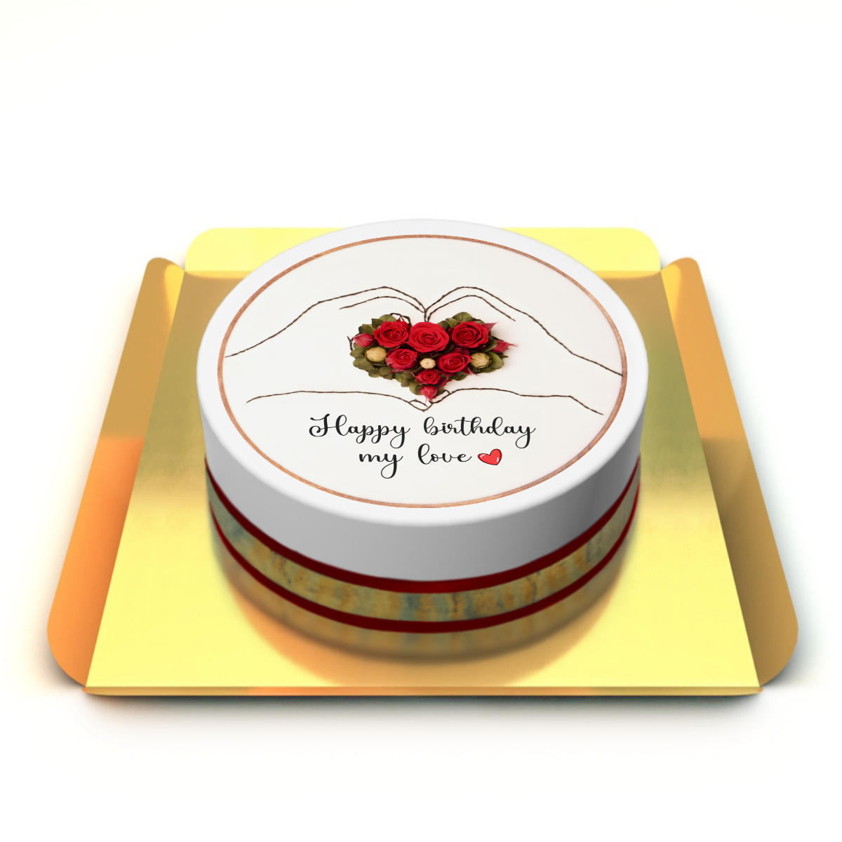 Happy Birthday My Love Cake
