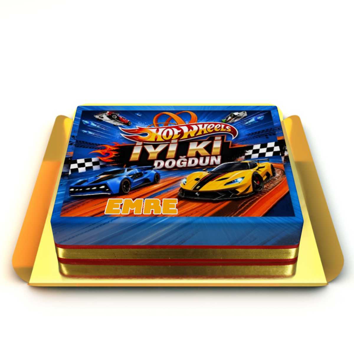 Hot Wheels Doğum Günü Pastası
