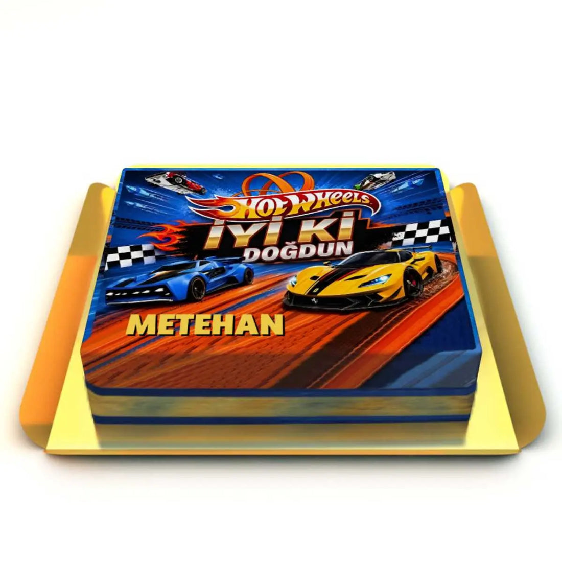 Hot Wheels Doğum Günü Pastası