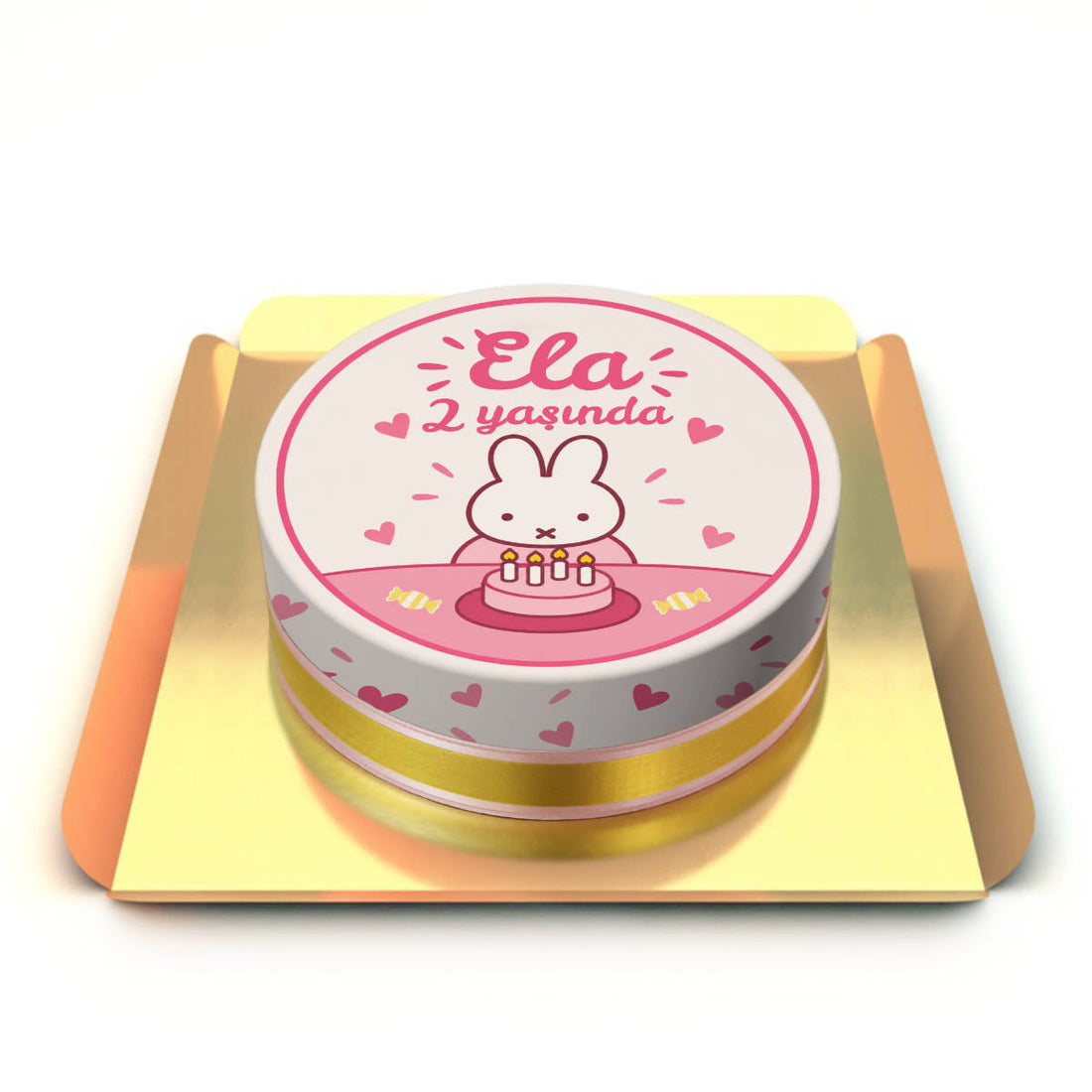 Miffy Temalı Pasta