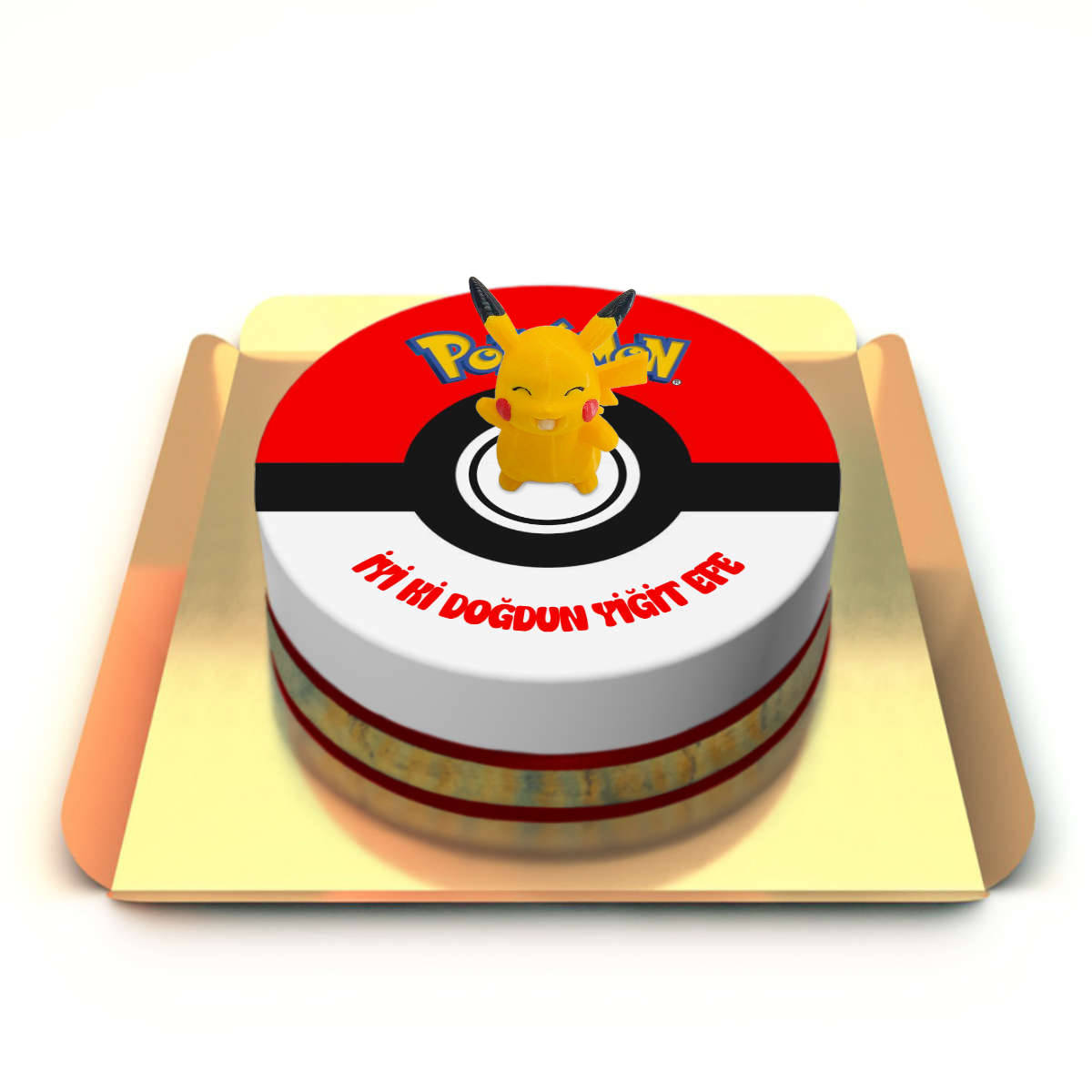 Pikachu Oyuncaklı Pasta