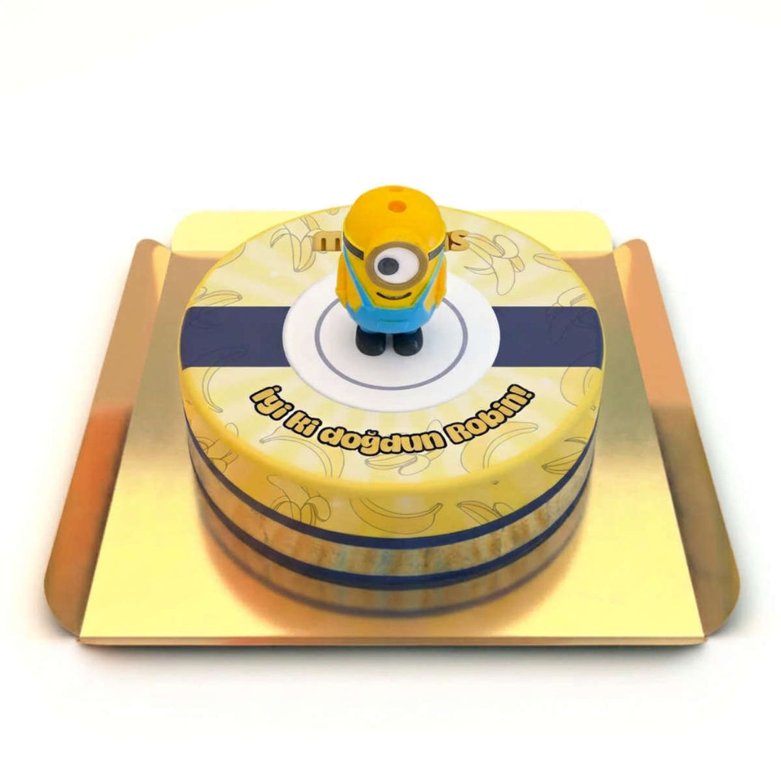 Minion Figürlü Pasta