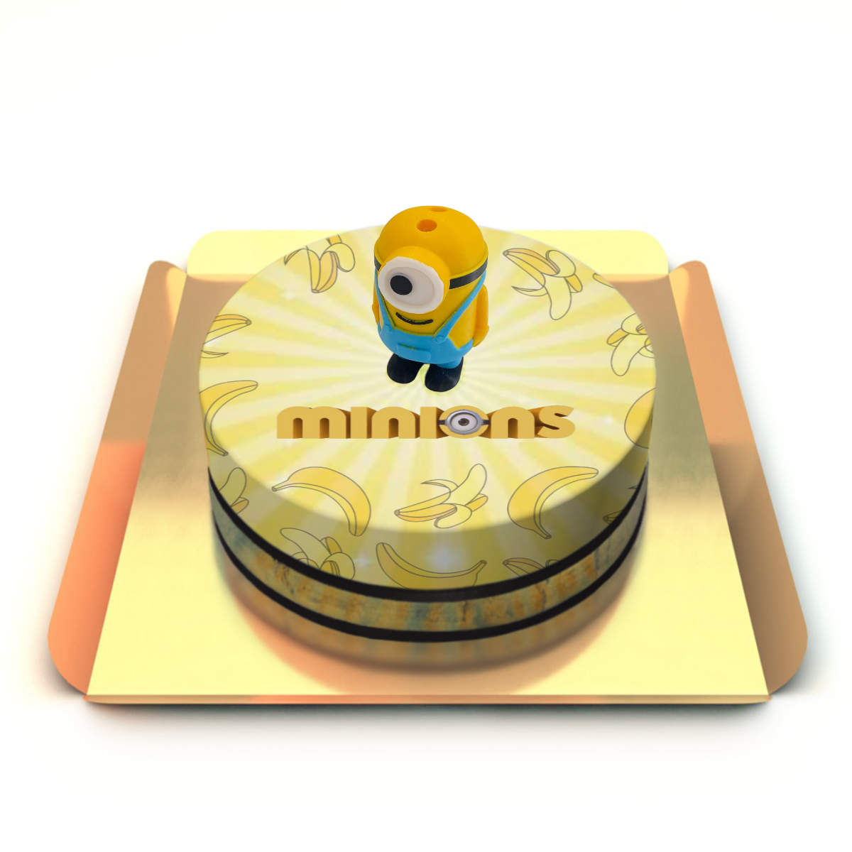 Minion Figürlü Pasta
