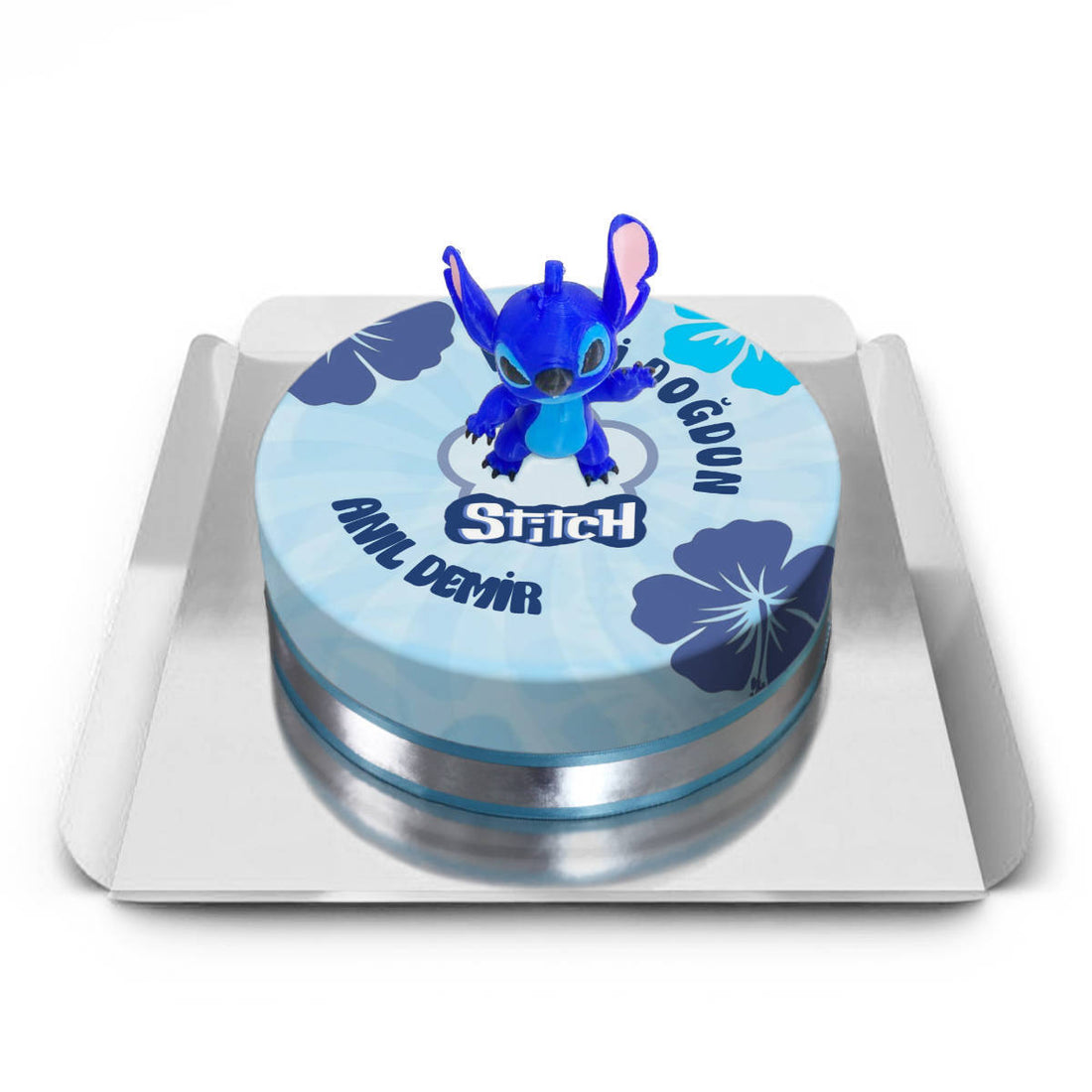 Stitch Oyuncaklı Pasta