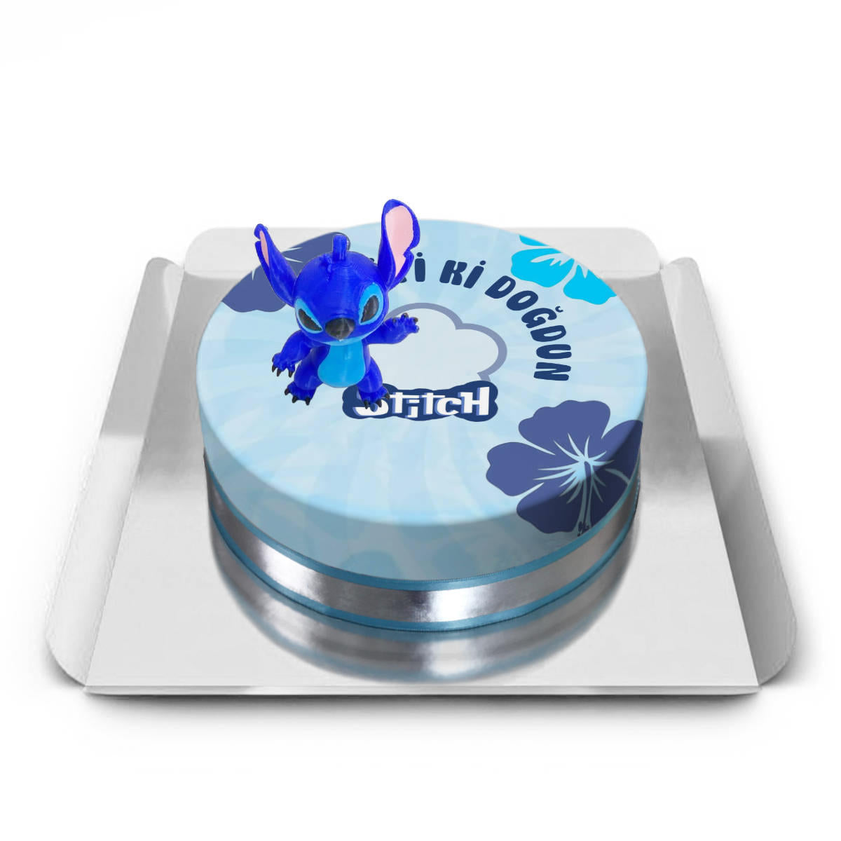 Stitch Oyuncak Figürlü Pasta