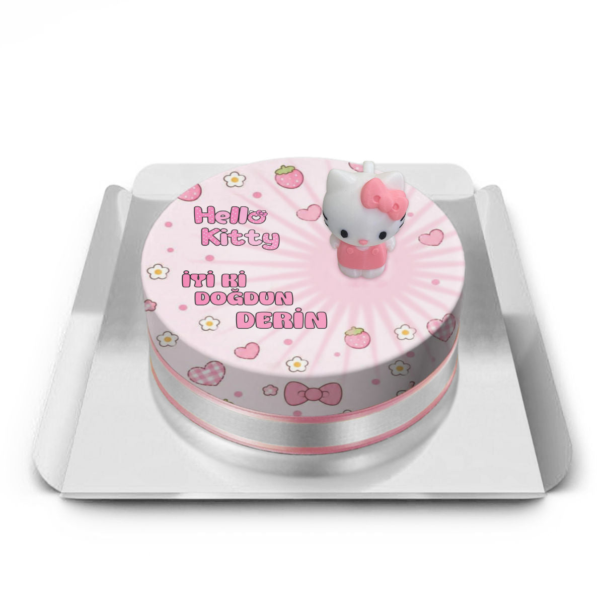 Hello Kitty Oyuncaklı Pasta
