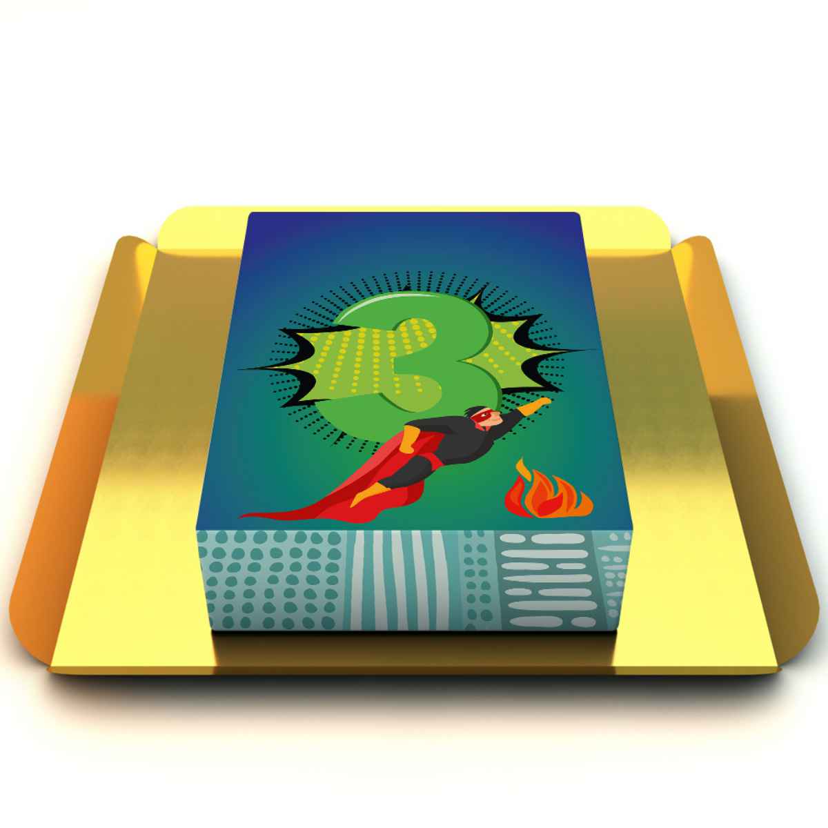 Süper Hero 3 Yaş Pastası