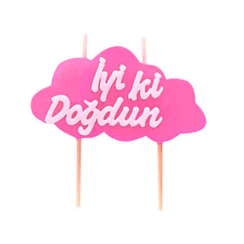 İyi ki Doğdun Yazılı Mum