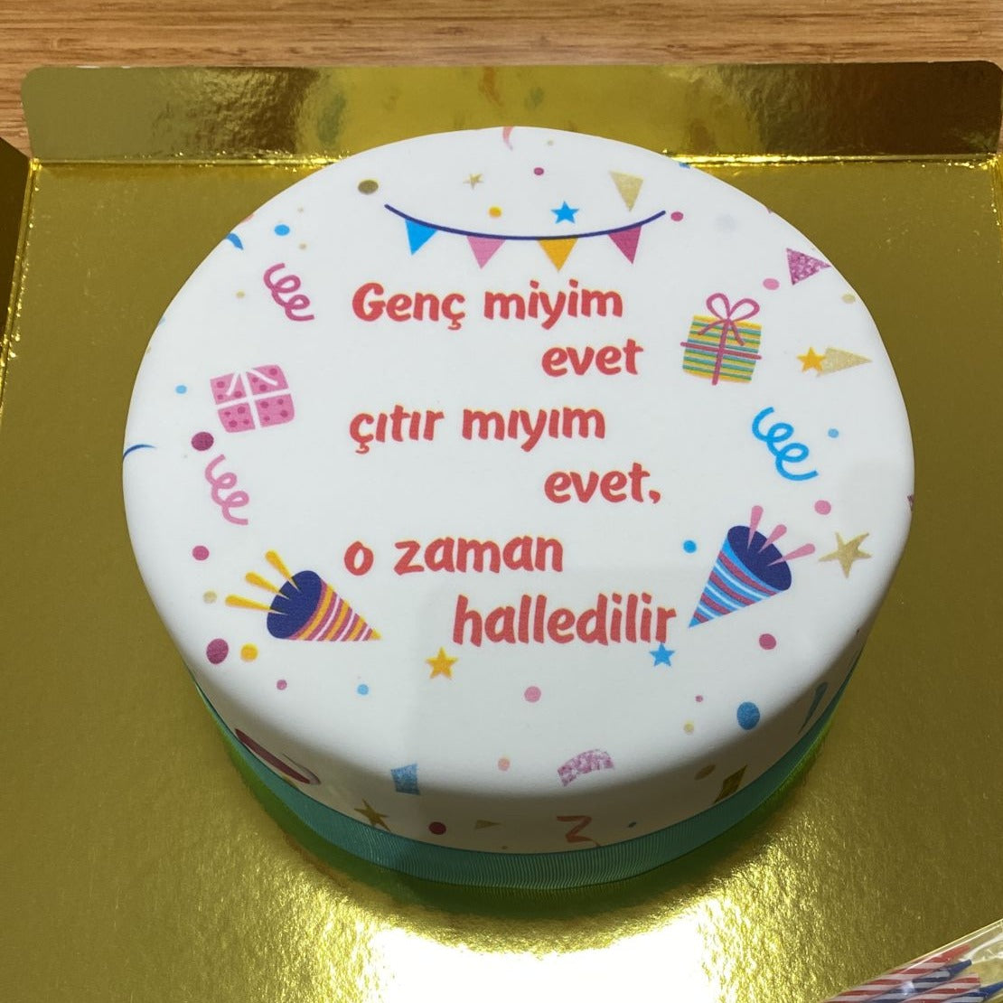 Yazılı Tasarım Pasta