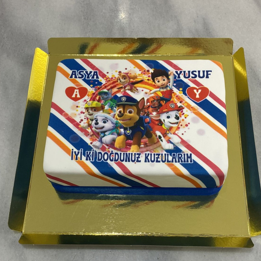 Paw Patrol Temalı Pasta