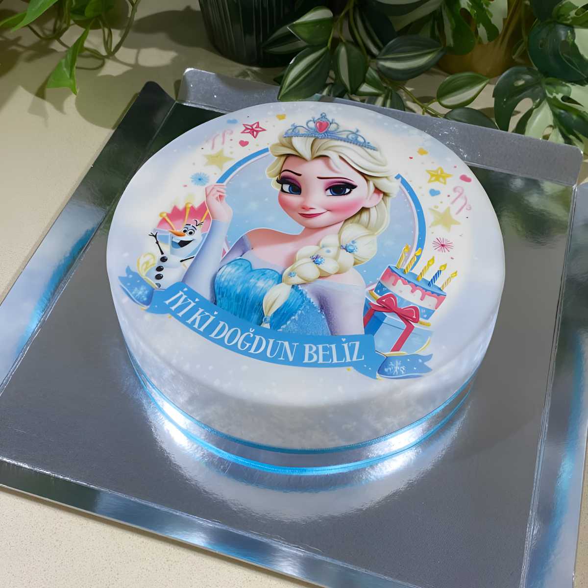 Prenses Elsa Resimli Pasta