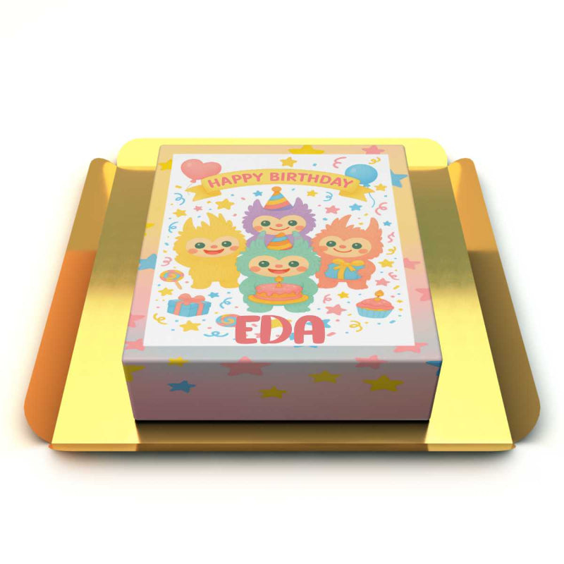 Labubu Temalı Pasta