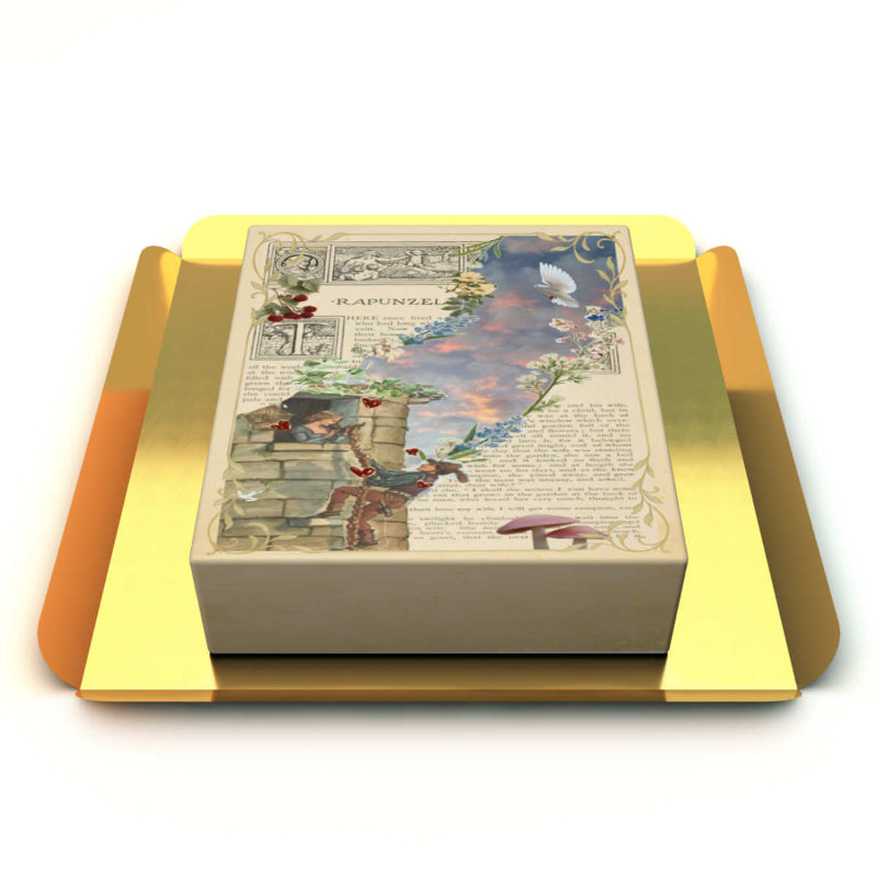 Rapunzel Hikayeli Nostaljik Masal Pastası