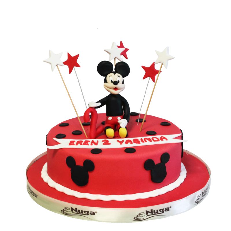 Mickey Mouse Tasarım Pasta