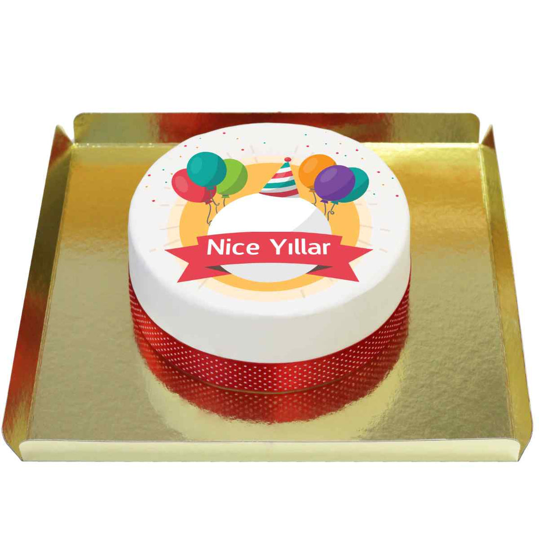 Nice Yıllar Kutlama Pastası