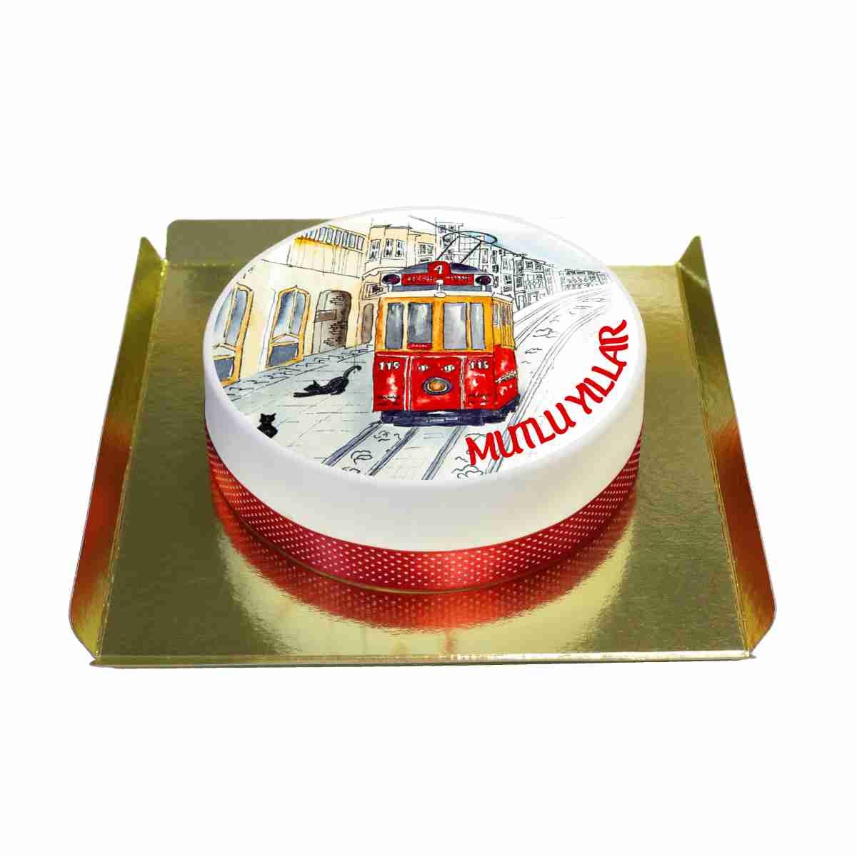Tramvaylı Doğum Günü Pastası