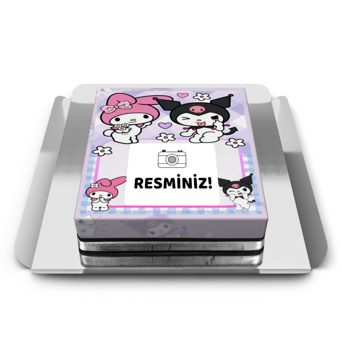 Kuromili ve My Melody Resimli Pasta