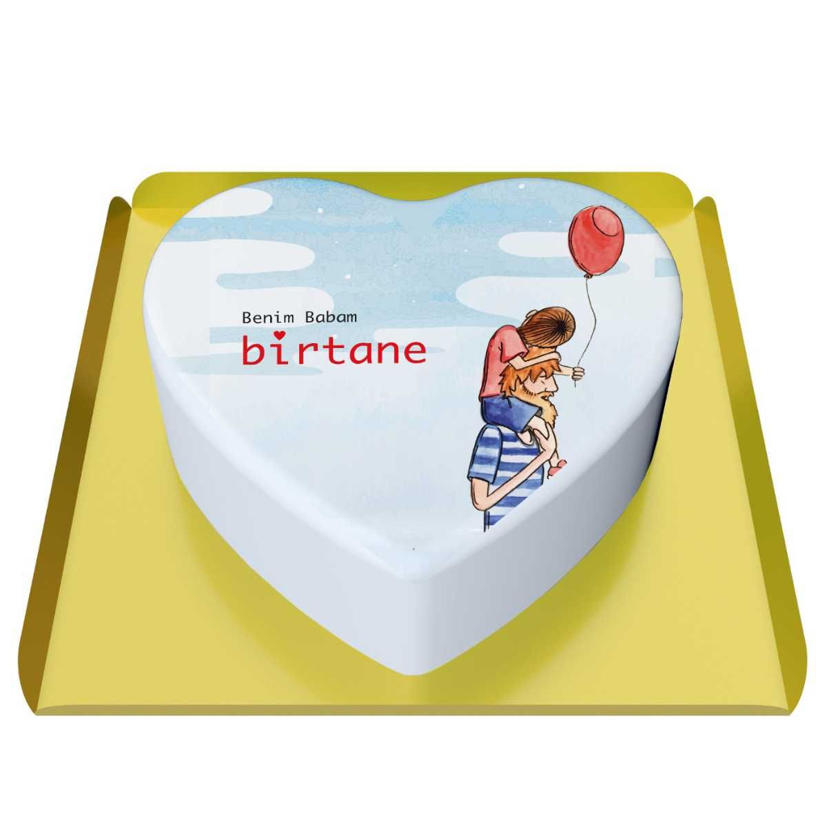 Benim Babam Birtane Kalp Pasta