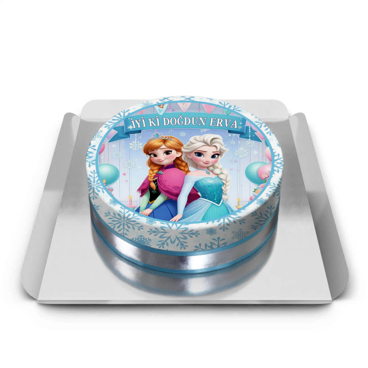Elsa Ve Anna Prenses Pastası