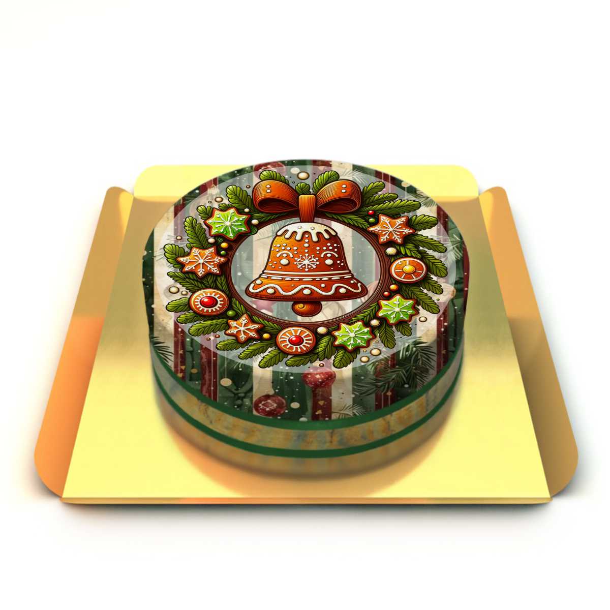 Yılbaşı Temalı Pasta