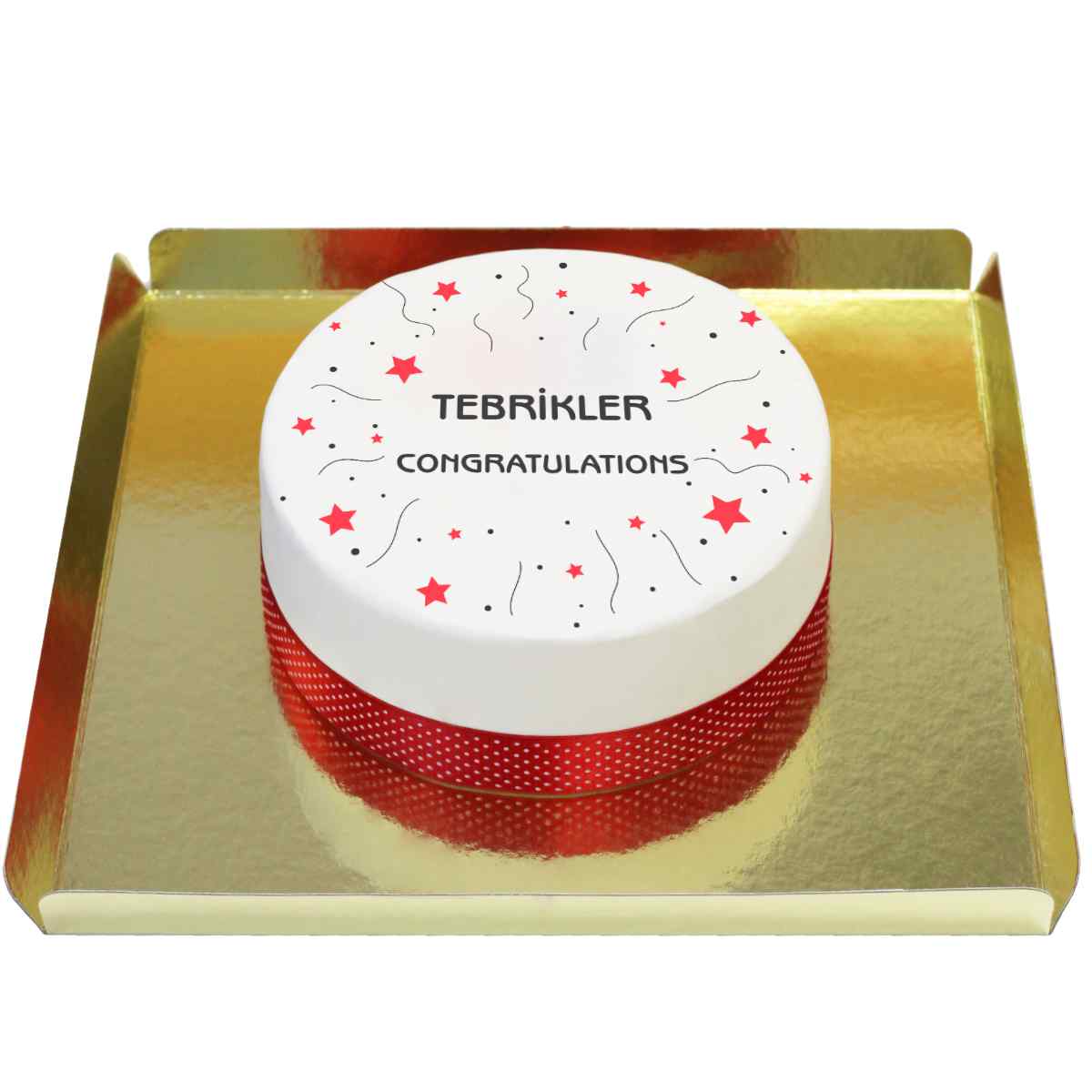 (Tebrikler) Congratulations Cake