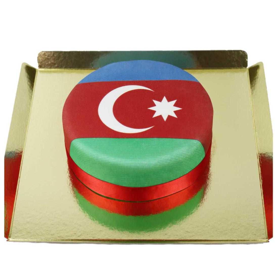 Azerbaycan Bayrağı Kutlama Pastası