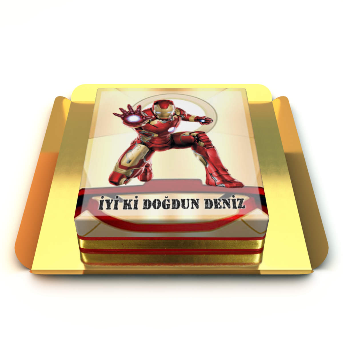Iron Man Temalı Pasta