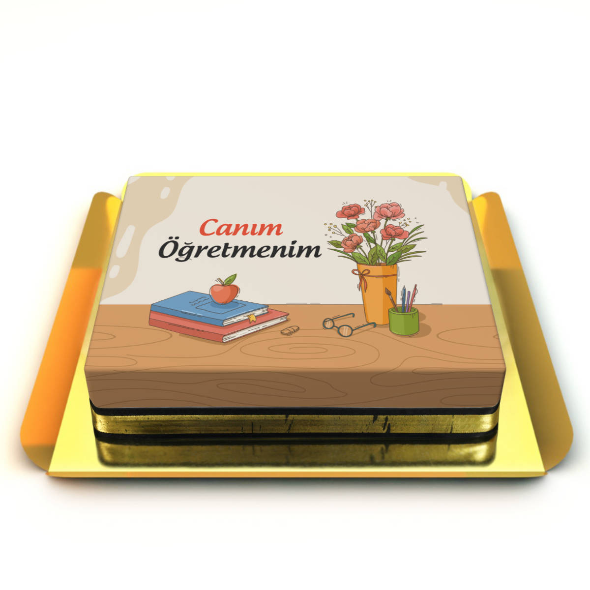 Canım Öğretmenime Hediye Pasta