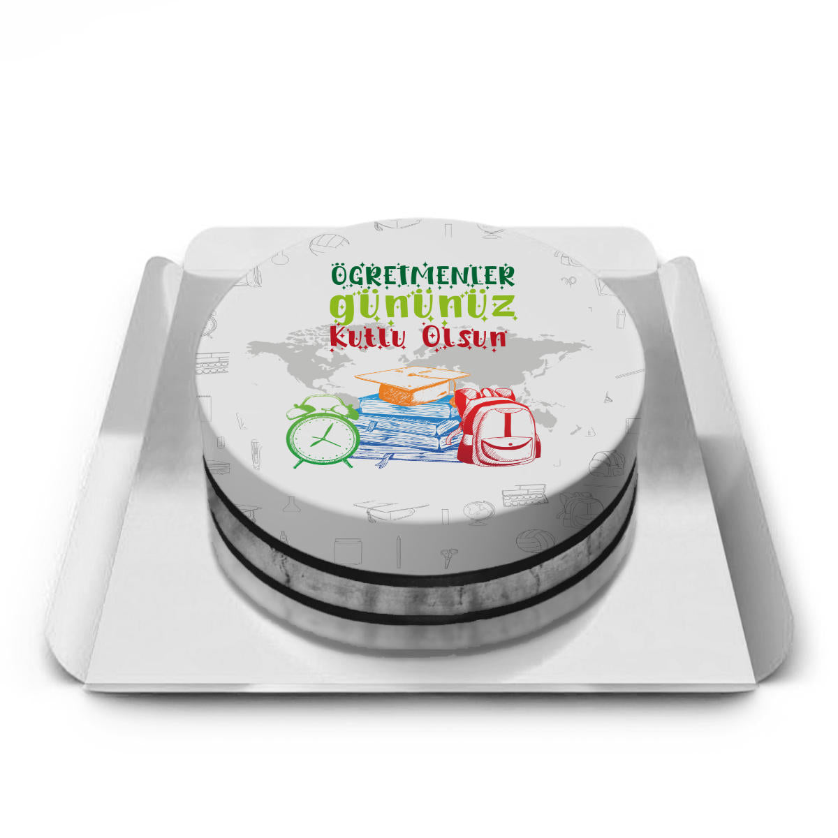 Öğretmenler Gününe Hediye Pasta