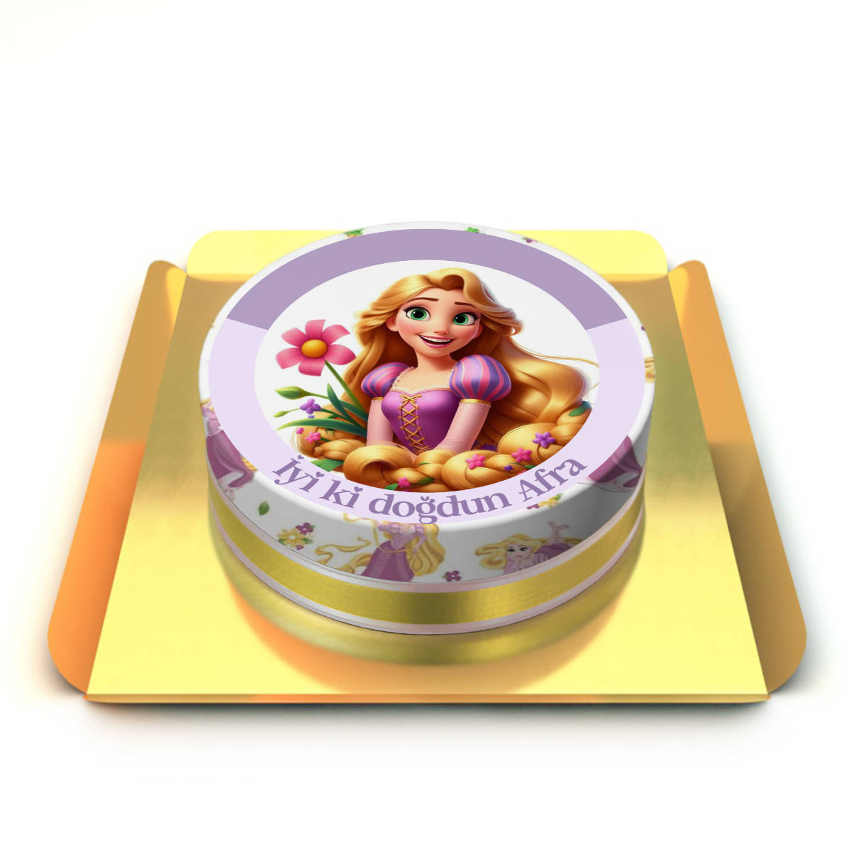 Rapunzel Doğum Günü Pastası