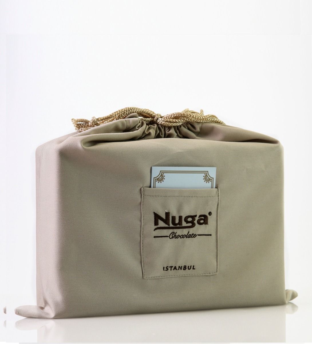 Kişiye Özel Kurumsal Ahşap Çikolata Kutusu (İkili Naturel)