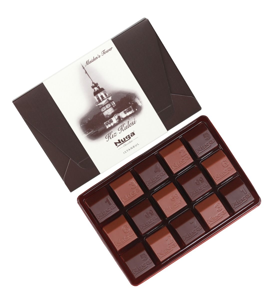 Kız Kulesi Kuşaklı Kutu Çikolata