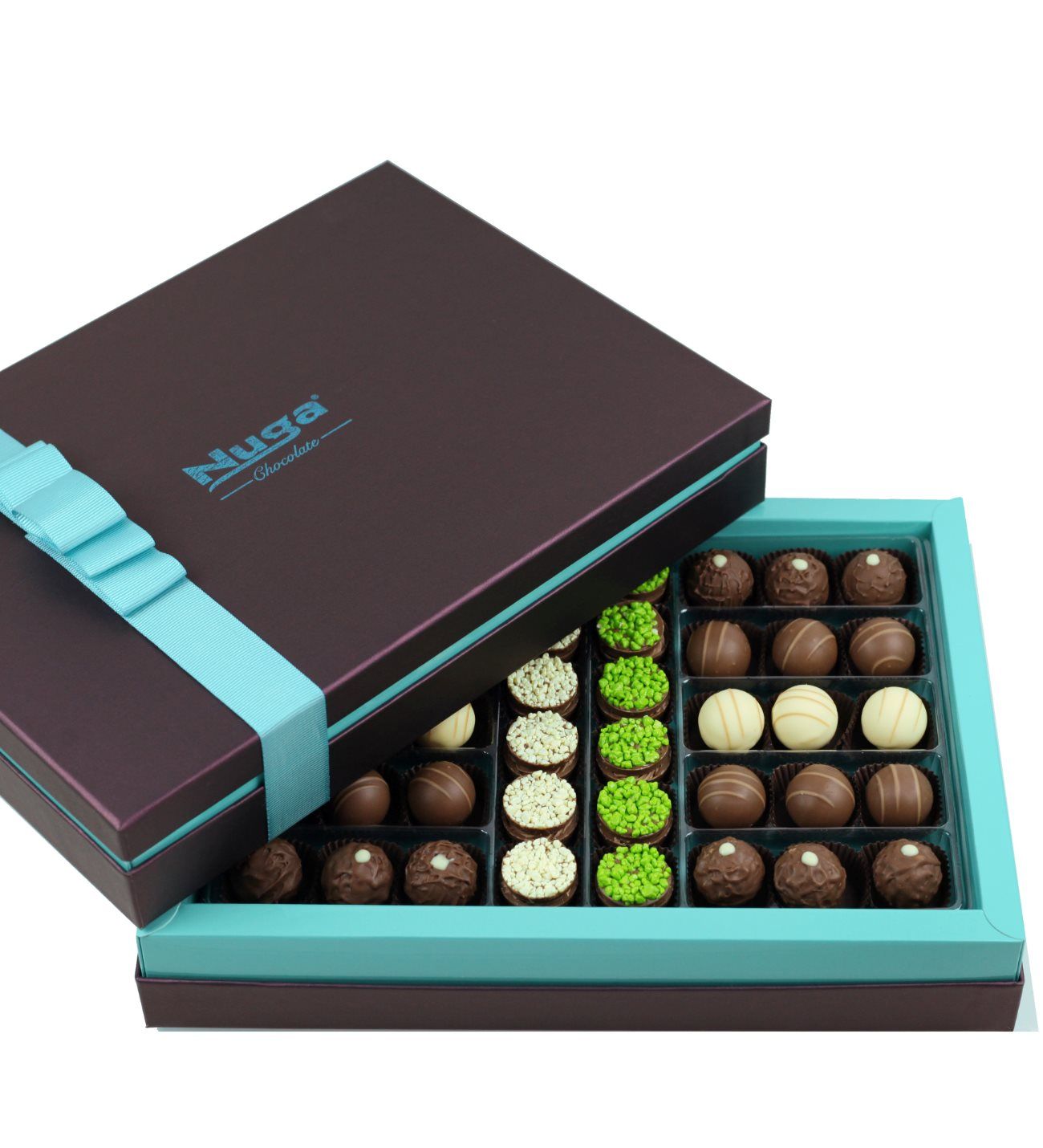 Turkuaz Kutu Truf Çikolata