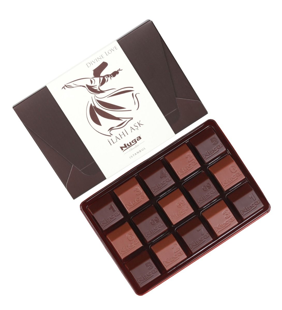 İlahi Aşk Kuşaklı Kutu Çikolata