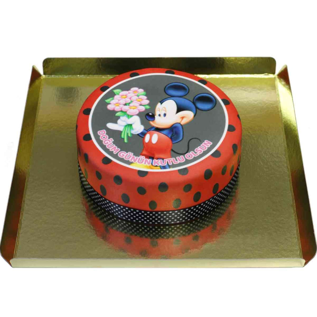 Mickey Mouse Tasarım Pasta