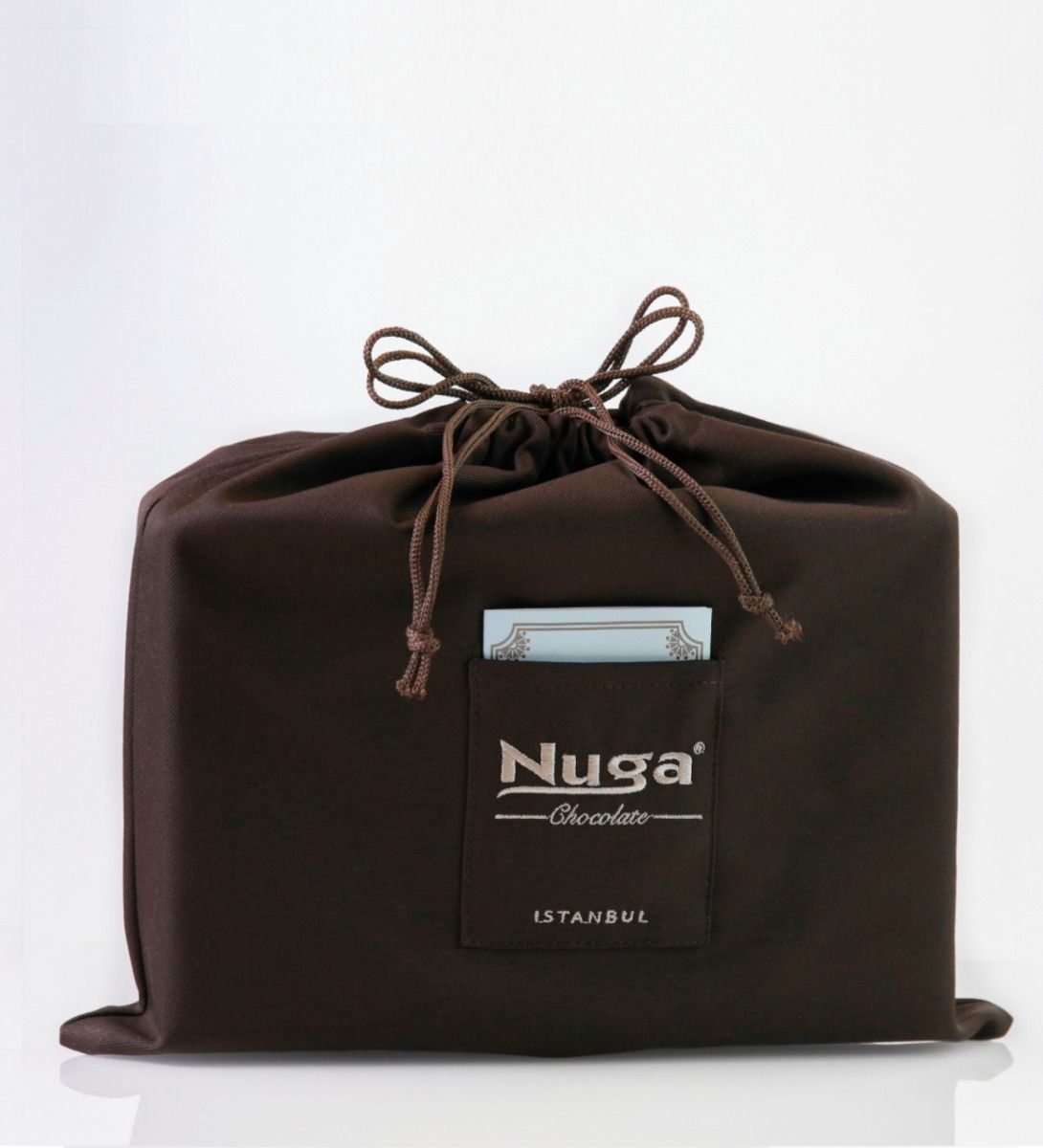 Kişiye Özel Hediye Koyu Ahşap Kutu İkili Çikolata